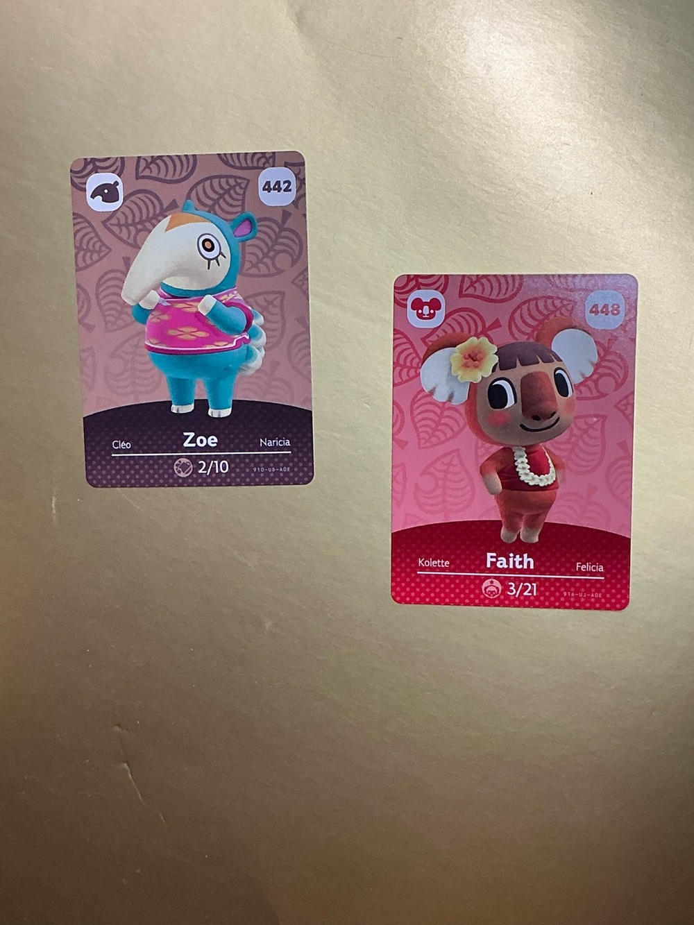 Zoe and Faith Collectible Card  Art